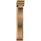 Ekena Millwork Funston Traditional Rough Sawn Bracket w/ Offset Brace, Western Red Cedar, 6"W x 28"D x 36"H BKT0604X28X36FST01RWR - alternate 3